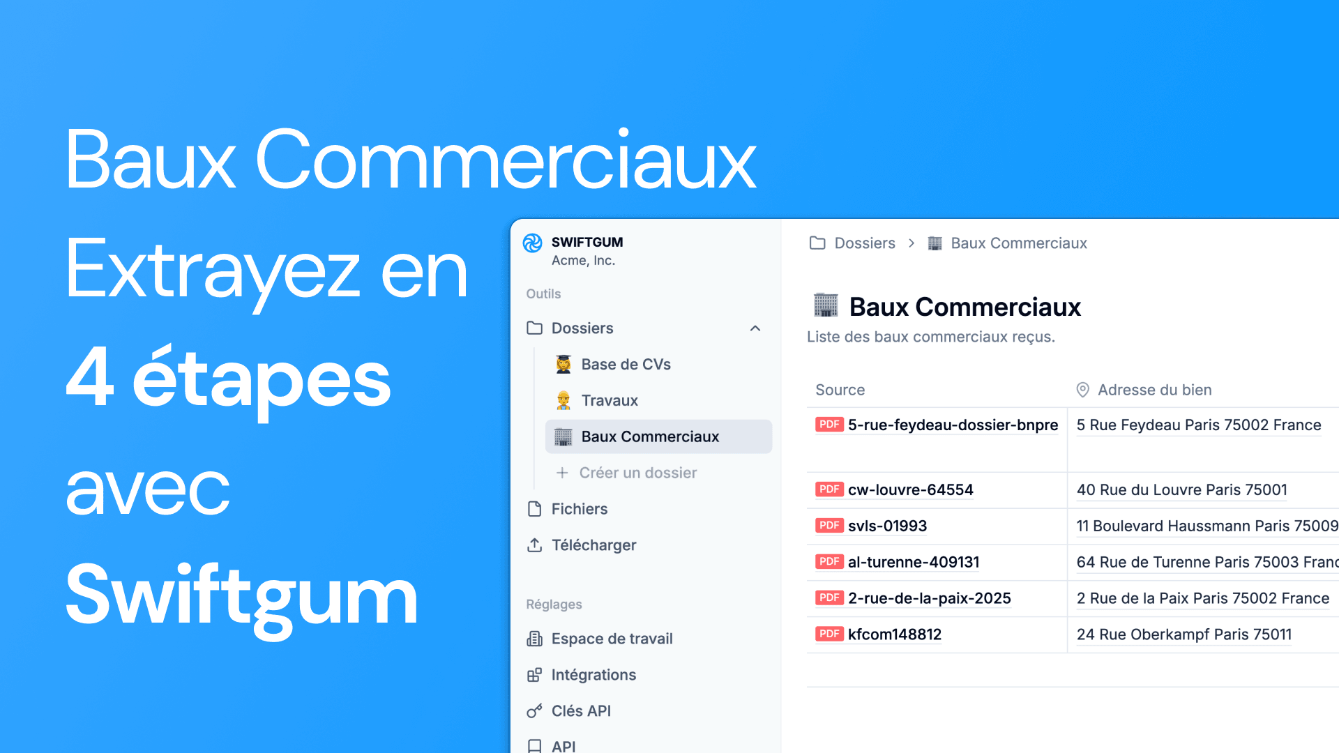 Thumbnail for Baux Commerciaux : Extrayez Automatiquement les Infos Clés en 4 Étapes avec Swiftgum (Tutoriel)